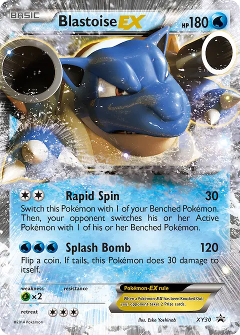 Blastoise EX, XY Black Star Promos XY30