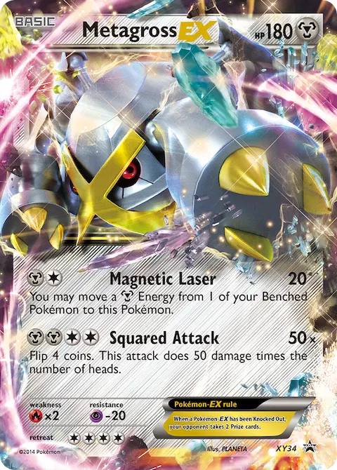 Metagross EX, XY Black Star Promos XY34