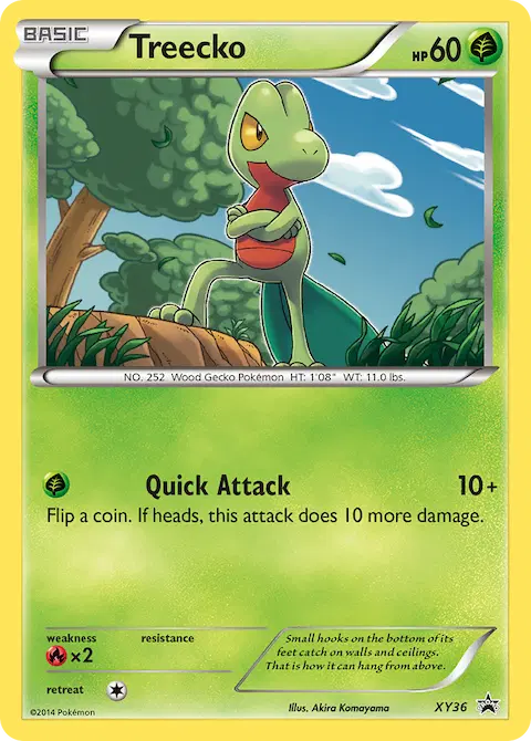Treecko, XY Black Star Promos XY36