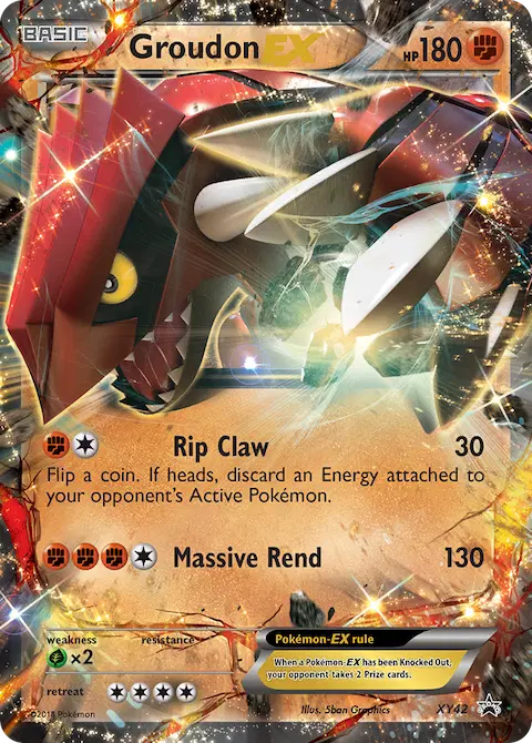 Groudon EX, XY Black Star Promos XY42