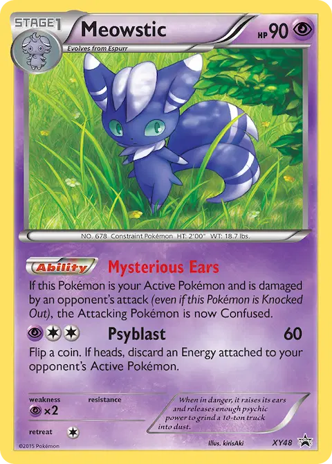 Meowstic, XY Black Star Promos XY48