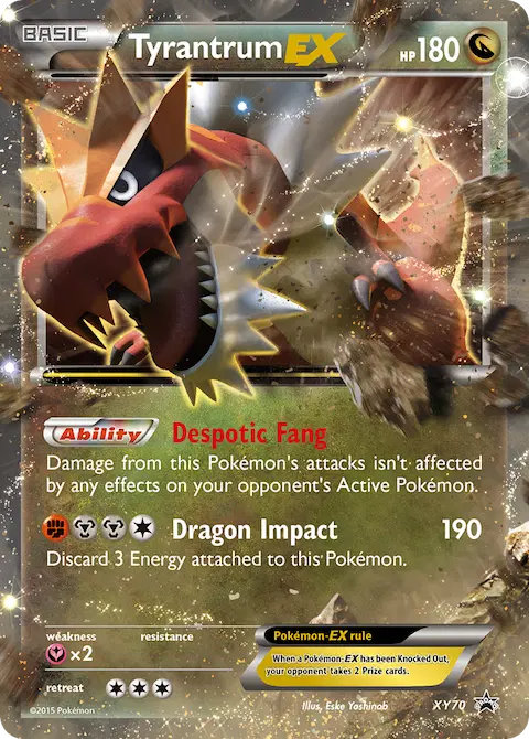Tyrantrum EX, XY Black Star Promos XY70