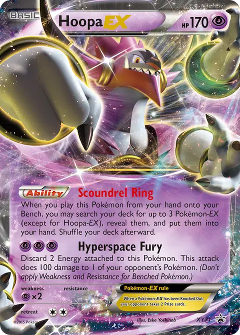 Hoopa EX, XY Black Star Promos XY71