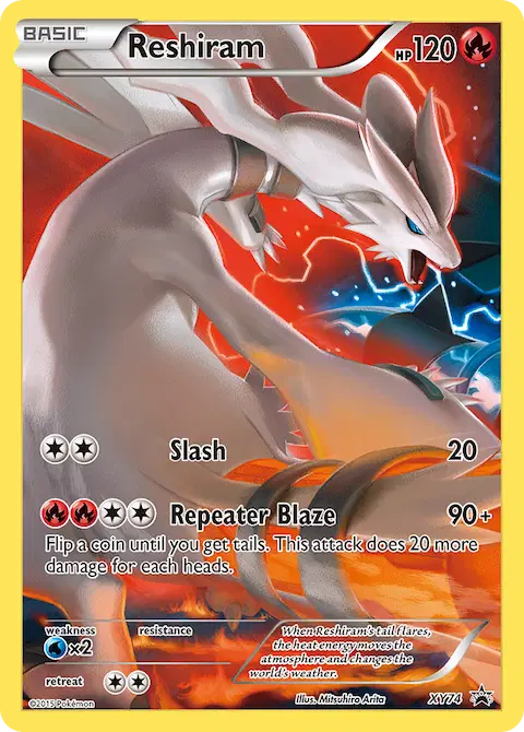 Reshiram, XY Black Star Promos XY74