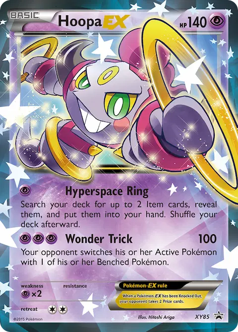 Hoopa EX, XY Black Star Promos XY85