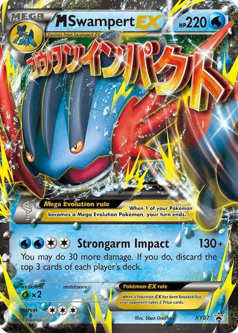 M Swampert EX, XY Black Star Promos XY87