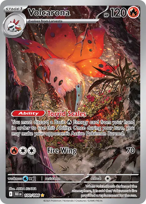 Volcarona, Black Bolt 100/086