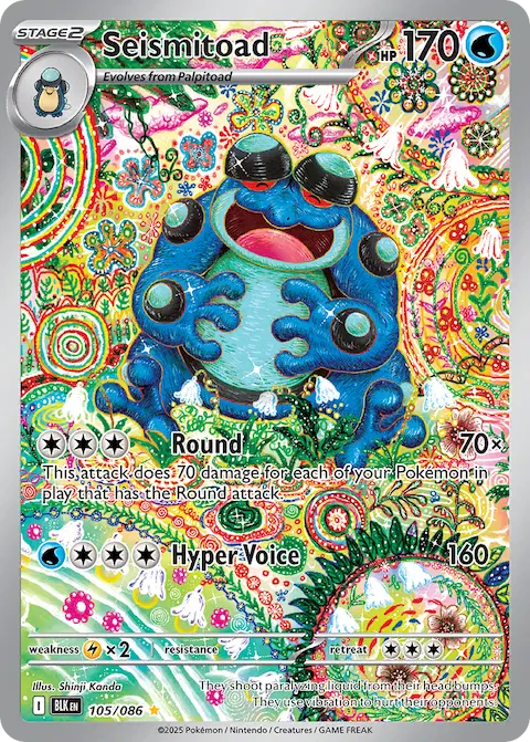 Seismitoad, Black Bolt 105/086