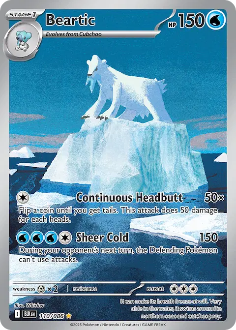 Beartic, Black Bolt 110/086