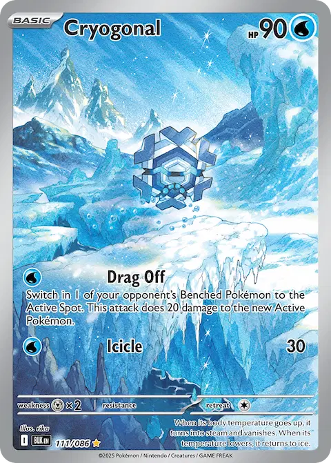 Cryogonal, Black Bolt 111/086