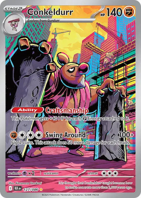 Conkeldurr, Black Bolt 127/086