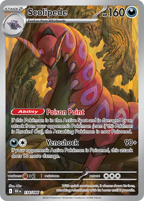Scolipede, Black Bolt 134/086