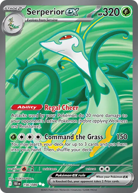 Serperior ex, Black Bolt 156/086