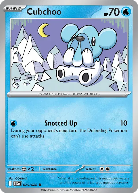 Cubchoo, Black Bolt 025/086