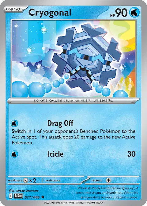 Cryogonal, Black Bolt 027/086
