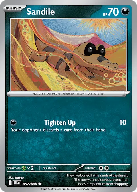 Sandile, Black Bolt 057/086
