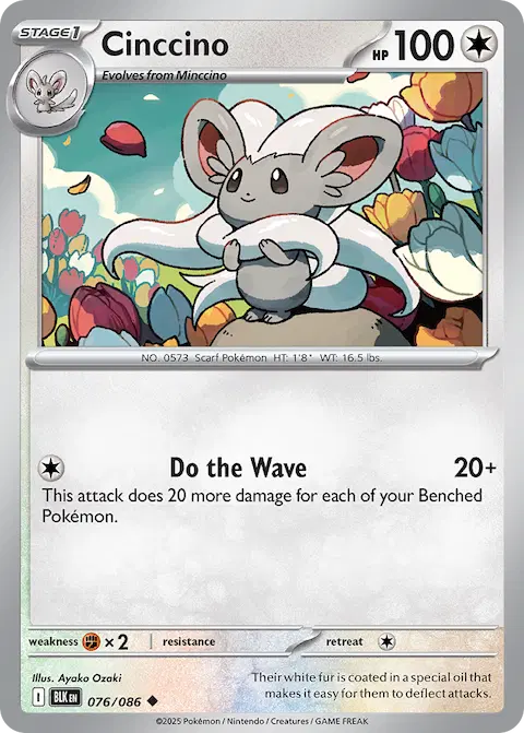 Cinccino, Black Bolt 076/086