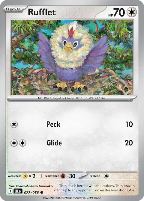 Rufflet, Black Bolt 077/086