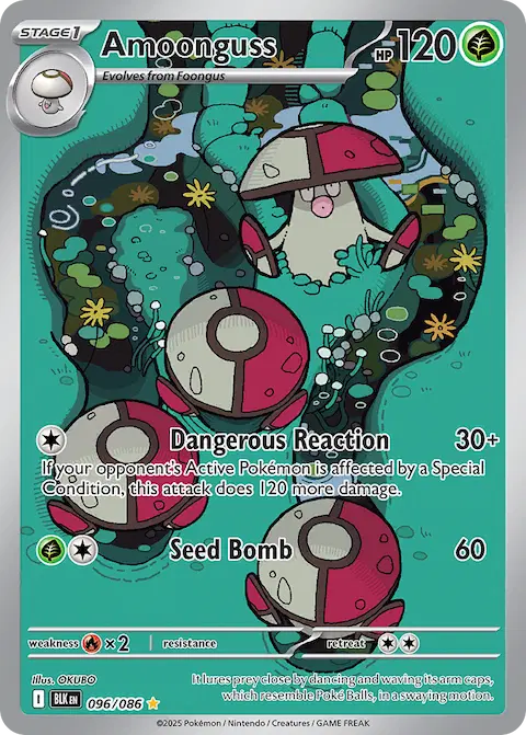 Amoonguss, Black Bolt 096/086